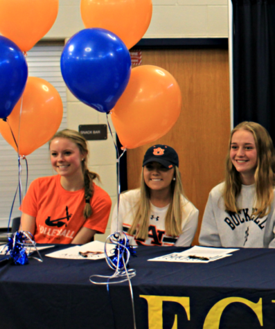 Senior volleyball trio anticipate their collegiate athletic careers