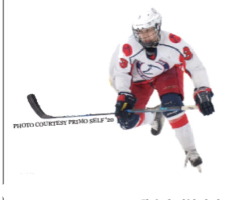 Students playing hockey at the highest level