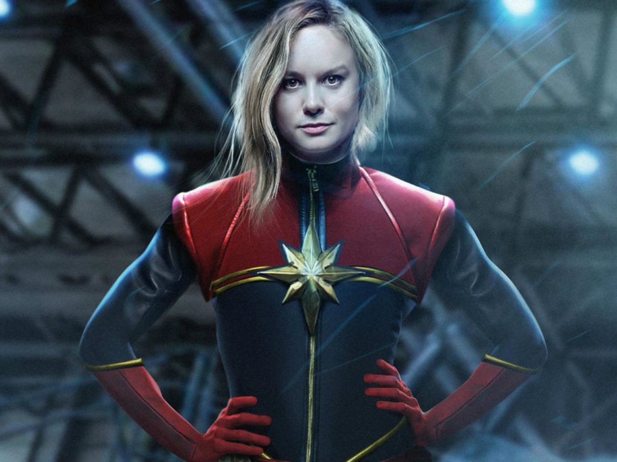 Brie+Larson+as+Carol+Danvers+a.k.a.+Captain+Marvel.