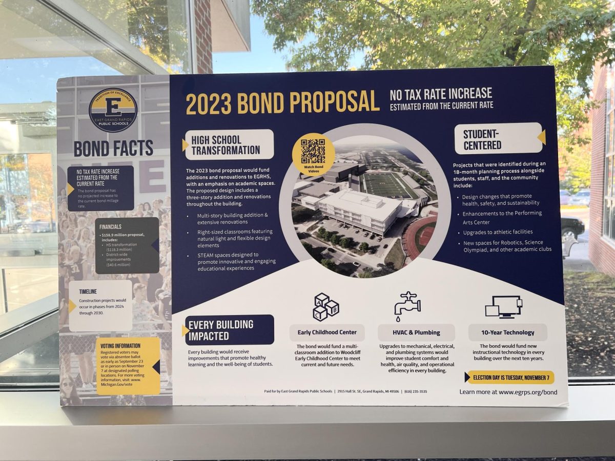 The bond proposal expands East Grand Rapids education