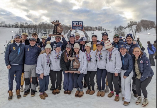 Boys and girls ski claim mittens at State competition